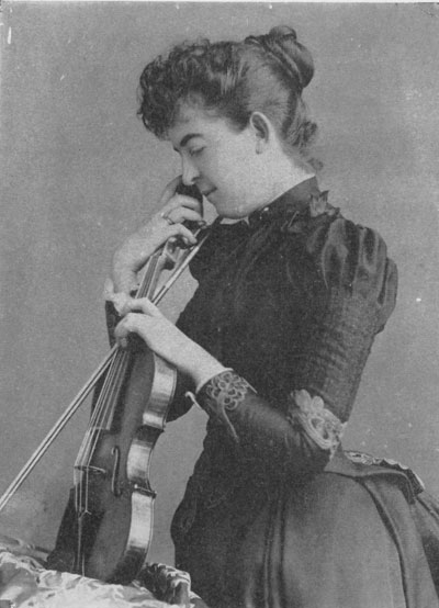 Maud Powell with Peter Guarneri violin