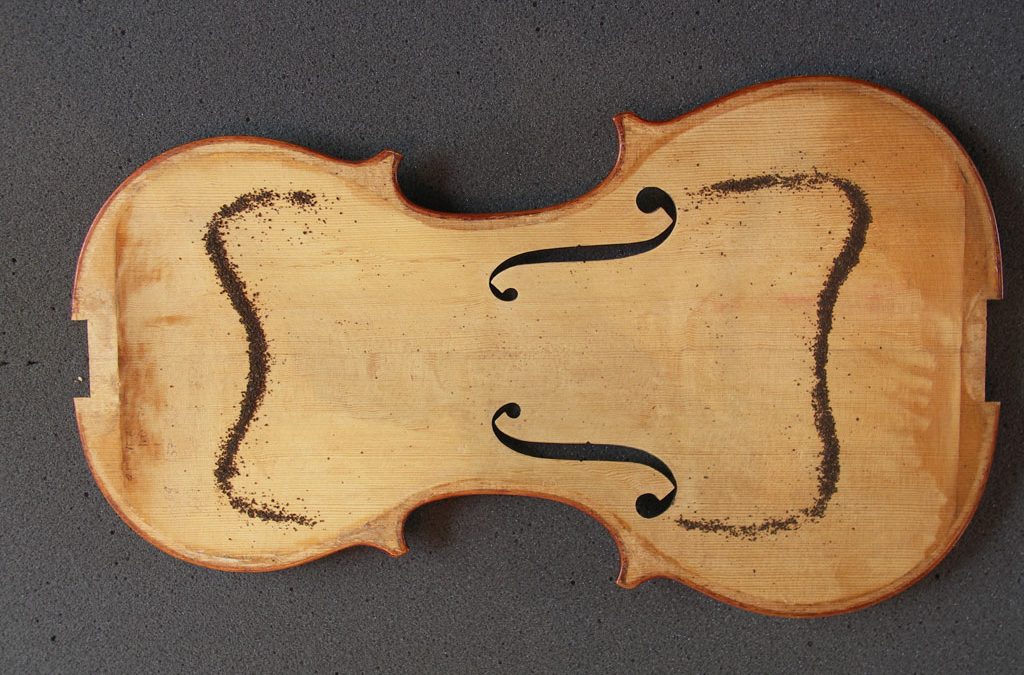 Tap Tones and Weights of Old Italian Violin Tops